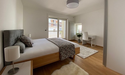 Ferienwohnung mit Schlafzimmer